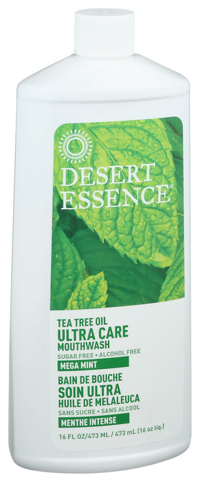 Desert Essence  Mouthwash Tea Tree Ultra Care Mint  1 Each  16 Fl Oz