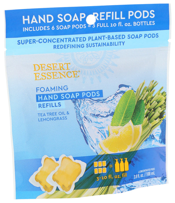 Desert Essence  Hand Wash Refill Lemongrass  1 Each  3.8 Oz