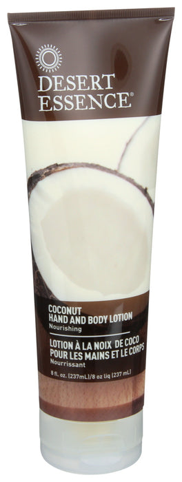 Desert Essence  Hand And Body Lotion Coconut  1 Each  8 Oz