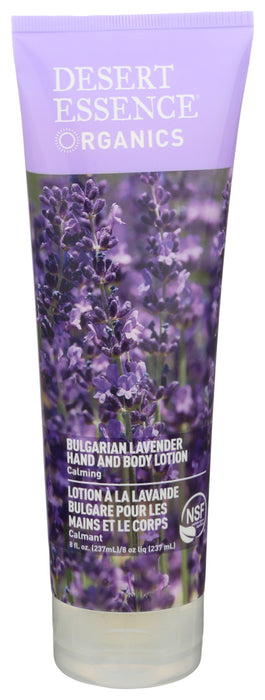 Desert Essence  Hand And Body Lotion Bulgarian Lavender 8 Oz