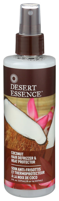 Desert Essence  Coconut Hair Defrizzer And Heat Protector  1 Each  8.5 Oz