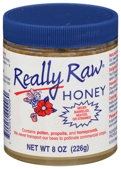 Really Raw Honey  Honey  Unheated And Unstrained  1 Each  8 Oz