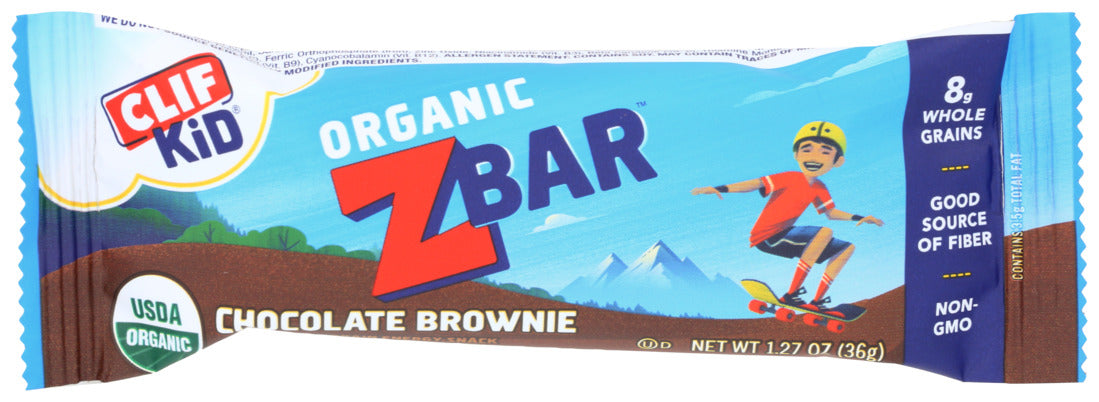 Clif Kid  Energy Bars Organic Chocolate Brownie   1.27 Oz