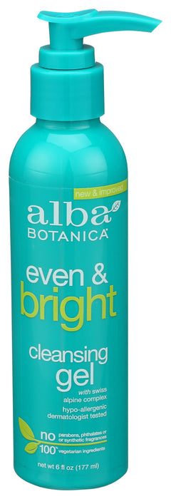 Alba Botanica Natural Even Advanced Sea Mineral Cleansing Gel 1 Each 6 Oz