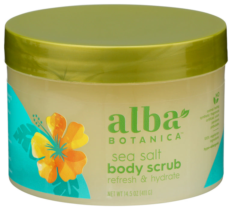 Alba Botanica  Hawaiian Sea Salt Body Scrub  1 Each  14.5 Oz