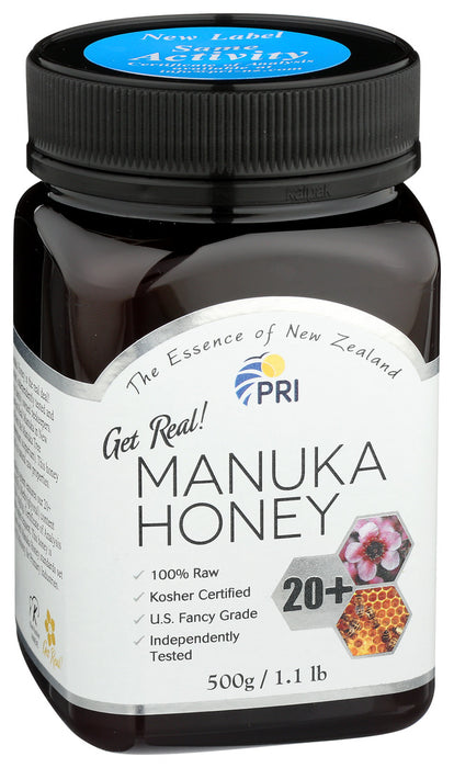 Pacific Resources International  Manuka Honey 20+  1 Each  1.1 Lb