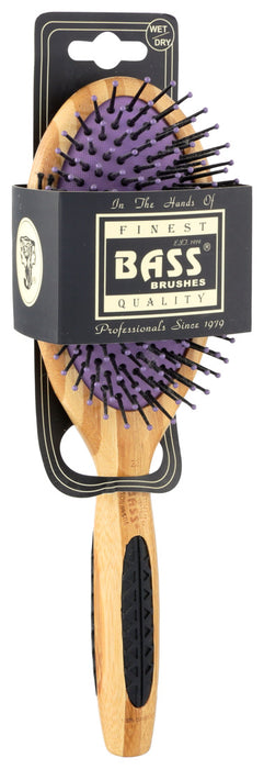 Bass Brushes  Nylon Bristle Brush Large Oval  1 Each  1 Ct