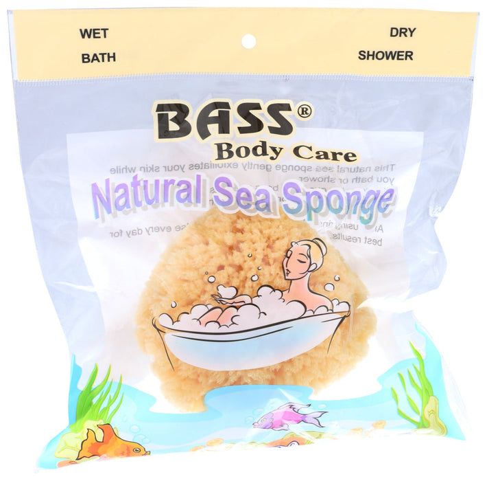 Bass Brushes  Body Care Natural Sea Sponge  1 Each  1 Ct
