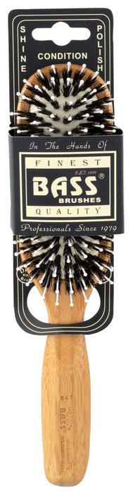 Bass Brushes  Polish Shine Condition Bamboo Wood Hair Brush  1 Each  1 Ct