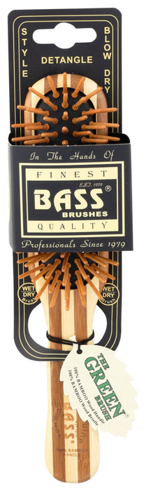 Bass Brushes  Natural Bamboo Pin Brush Small  1 Each  1 Ct