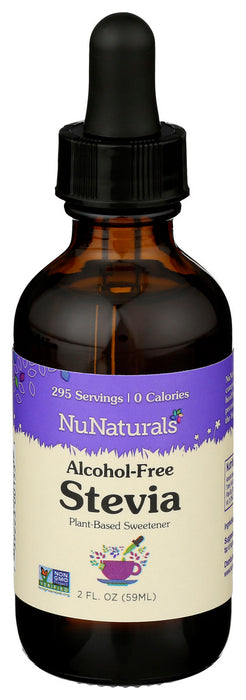 Nunaturals  Nustevia Alcohol-Free Stevia Sweetener  1 Each  2 Oz