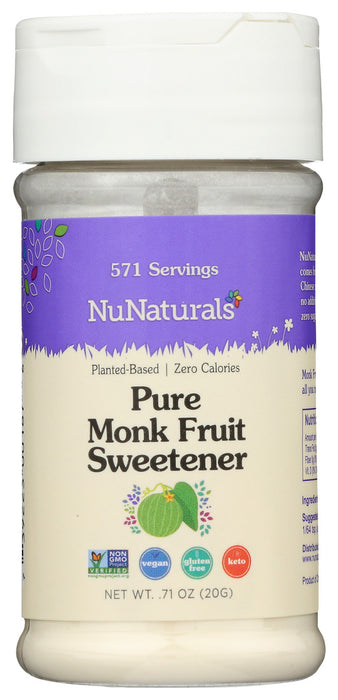 Nunaturals  Pure Monk Fruit Sweetener  1 Each  0.71 Oz