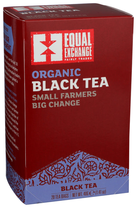 Equal Exchange  Organic Black Tea Bags   20 Ct