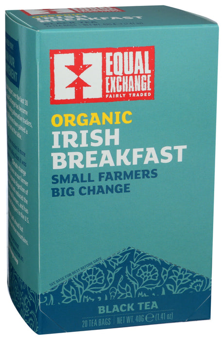 Equal Exchange  Organic Irish Breakfast Black Tea Bags   20 Ct