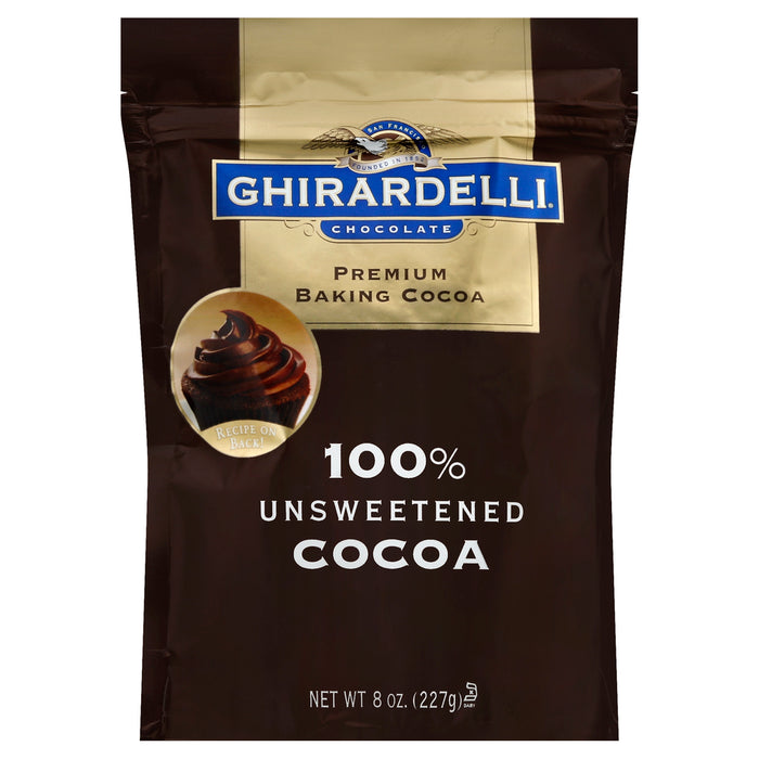 Ghirardelli  Cocoa 100% Premium Baking Unsweetened   8 Oz