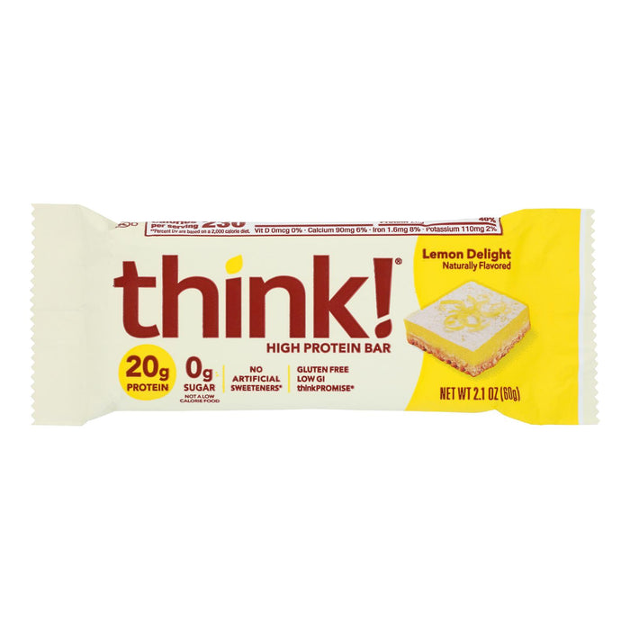 Think High Protein Bar Lemon Delight   2.1 Oz