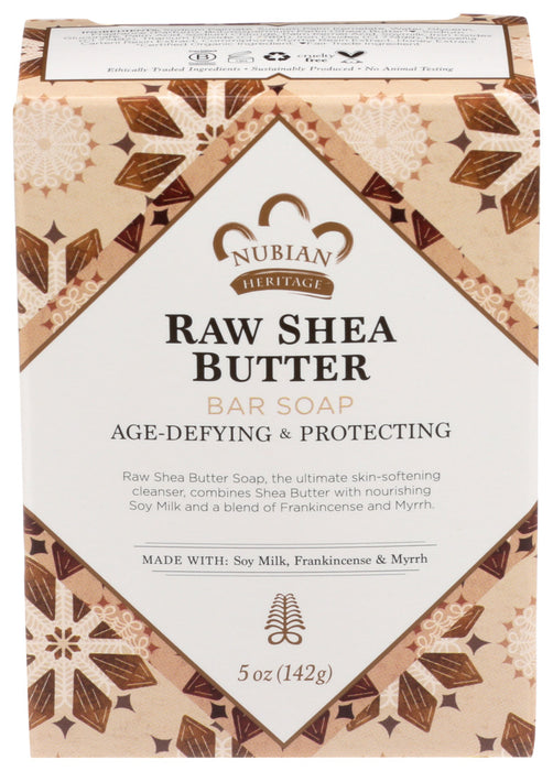 Nubian Heritage  Raw Shea Butter Bar Soap  1 Each  5 Oz