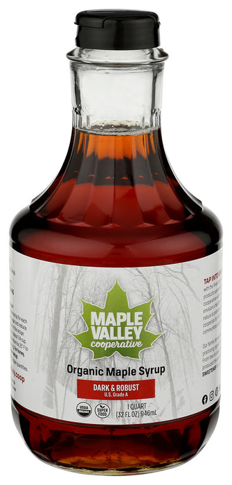 Maple Valley Cooperative  Organic Maple Syrup  32 Oz