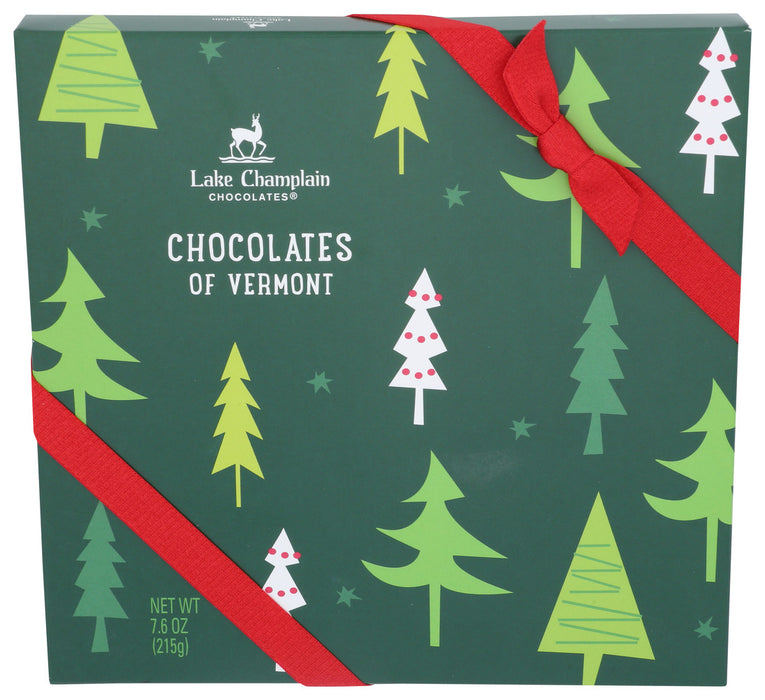 Lake Champlain Chocolates  Holiday Chocolates Of Vermont Gift Box  16 Pieces   7.6 Oz