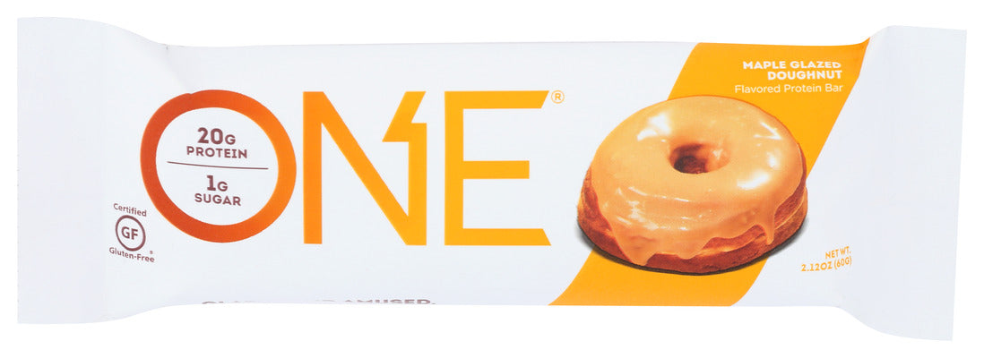 One  Flavored Protein Bar Maple Glazed Doughnut   60 Gr