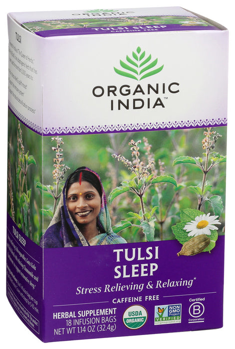 Organic India Tulsi True Wellness Sleep Tea 18 Tea Bags