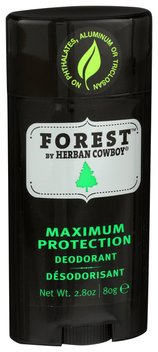 Herban Cowboy  Deodorant Forest  1 Each  2.8 Oz