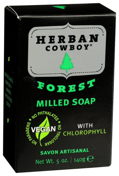 Herban Cowboy  Bar Soap Forest  1 Each  5 Oz