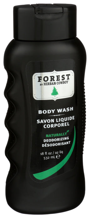 Herban Cowboy  Body Wash Forest  1 Each  18 Oz