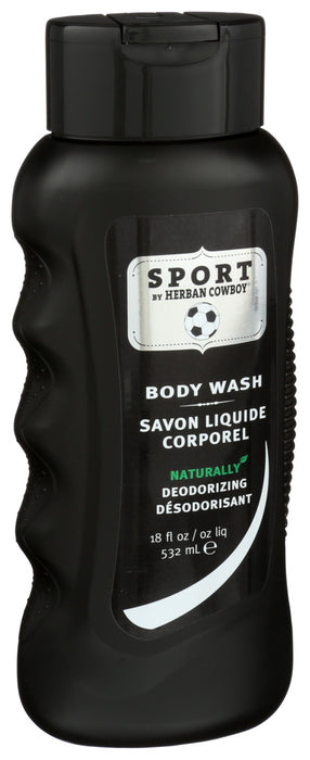 Herban Cowboy  Body Wash Sport  1 Each  18 Oz