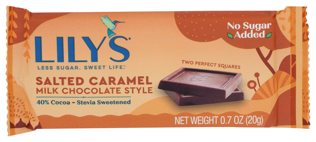 Lily'S  Salted Caramel Milk Chocolate Style Bar   0.7 Oz