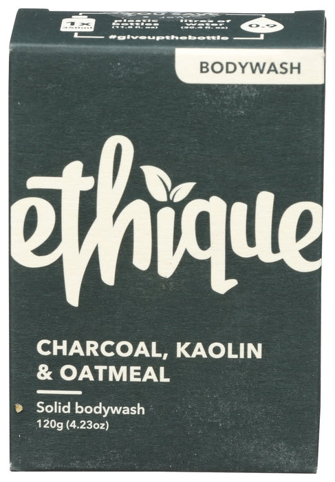 Ethique Charcoal Kaolin And Oatmeal Bodywash Bar 120 Gm 4.23 Oz