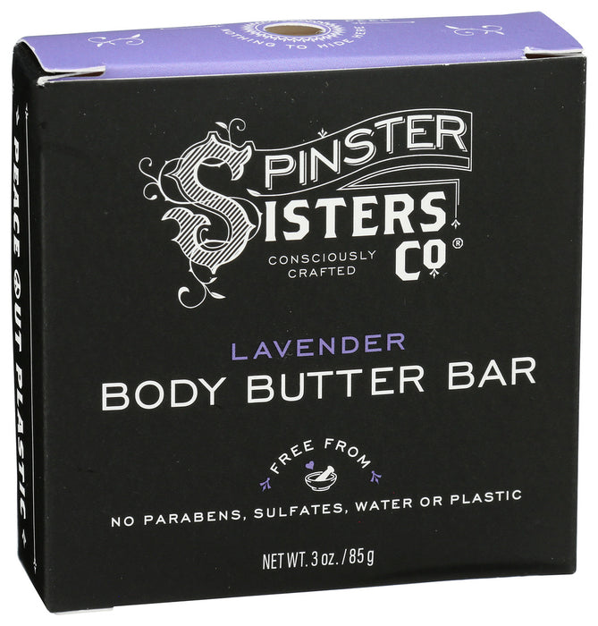 SPINSTER SISTERS CO Body Butter Bar Lavender 3 OZ