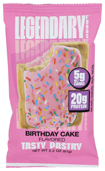 Legendary Foods  Tasty Pastry Birthday Cake   2.2 Oz