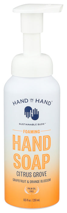 Hand In Hand Foaming Hand Soap Citrus Grove 8.5 Fl