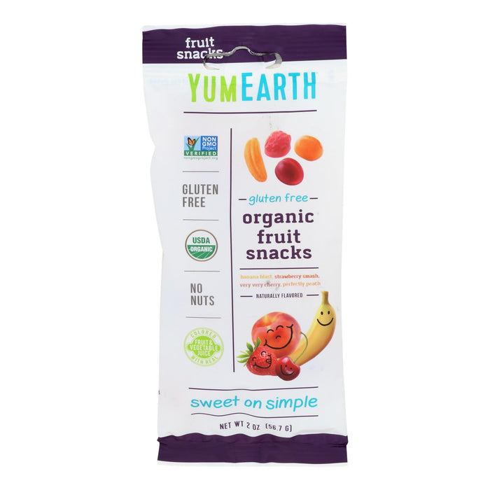 YumEarth Organics Assorted Flavores Fruit Snack 2 oz