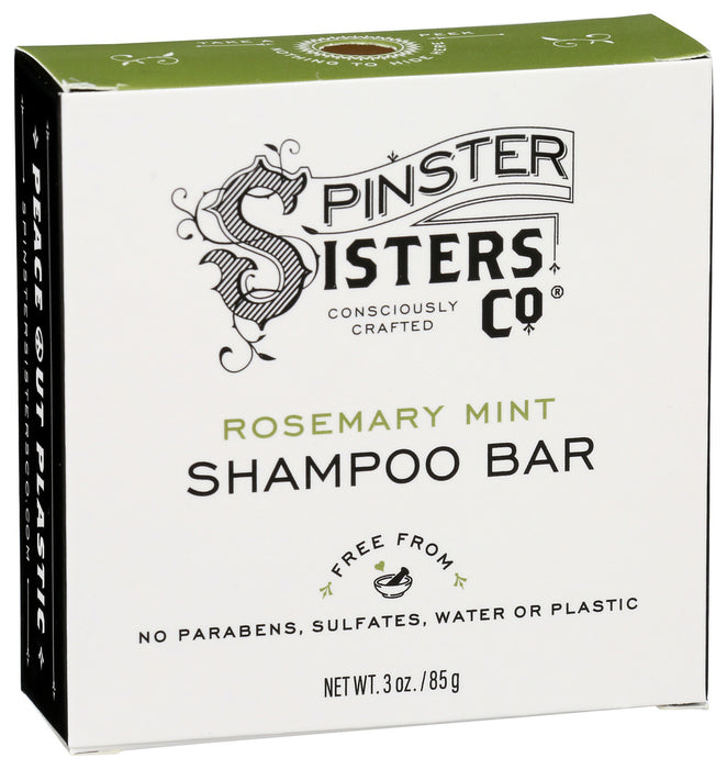 Spinster Sisters Co. Shampoo Bar Rosemary Mint 3 oz