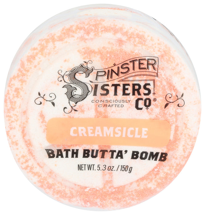 Spinster Sisters Co.  Creamsicle Bath Butter Bomb  5.3 Oz