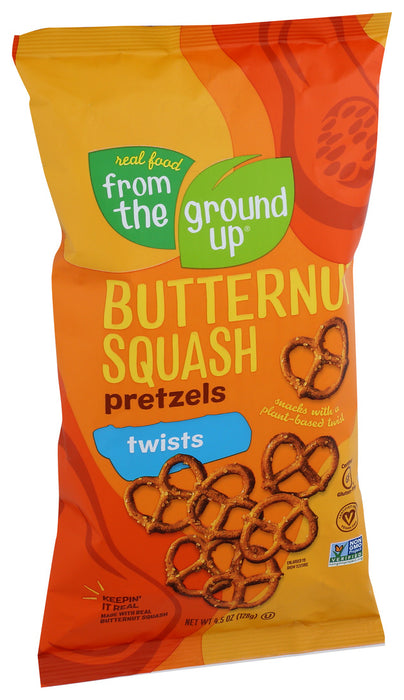 From The Ground Up  Butternut Squash Pretzel Twists Original  4.5 Oz