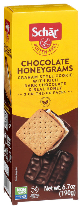 Schar  Gluten Free Chocolate Honeygrams  6.7 Oz