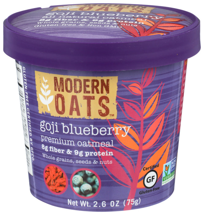 Modern Oats  Gf Oatmeal  Goji Blueberry 2.6 Oz