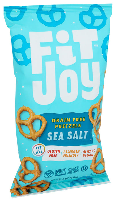 Fitjoy  Grain Free Pretzels Sea Salt  5 Oz