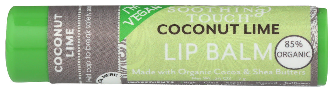 Soothing Touch  Lip Balm Coconut Lime  .25 Oz