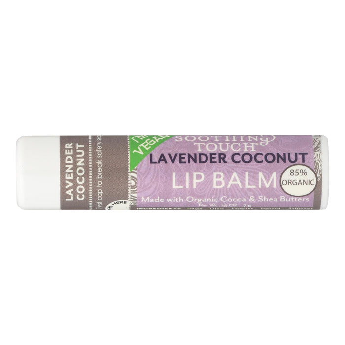 Soothing Touch  Lip Balm Lavender Coconut  .25 Oz