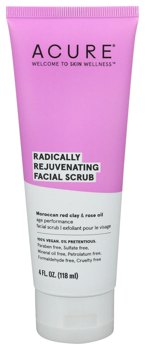 Acure  Radically Rejuvenating Facial Scrub  1 Each  4 Oz