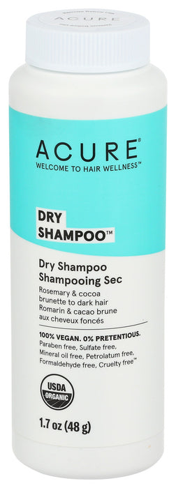 Acure  Dry Shampoo Brunette To Dark Hair  1 Each  1.7 Oz