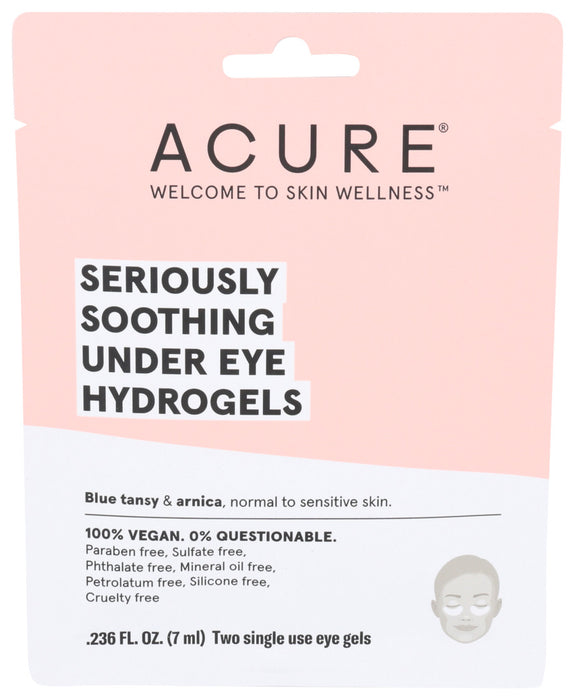 Acure  Seriously Soothing Under Eye Hydrogels  1 Ea