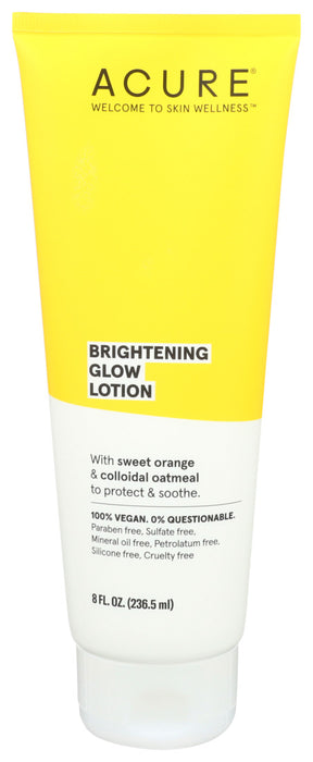 Acure  Brightening Glow Lotion  1 Each  8 Oz