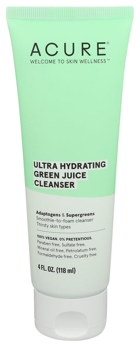 Acure  Ultra Hydrating Green Juice Cleanser  1 Each  4 Oz