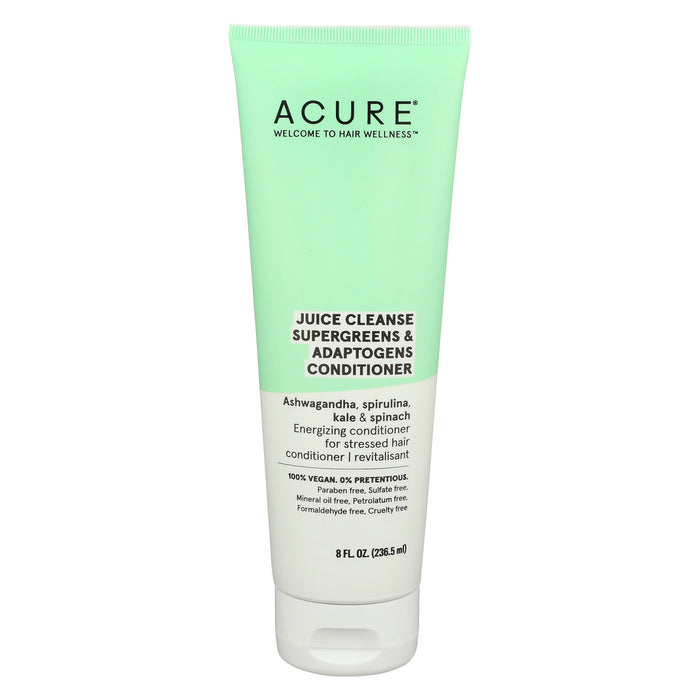 Acure  Juice Cleanse Supergreens & Adaptogens Conditioner  1 Each  8 Oz