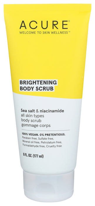 Acure  Brightening Body Scrub  1 Each  6 Oz